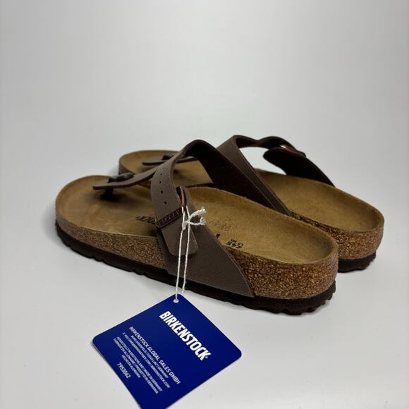 Birkenstock Gizeh BS Thong Sandal in Mocha Birko-Flor (Narrow) - Picture 4 of 11